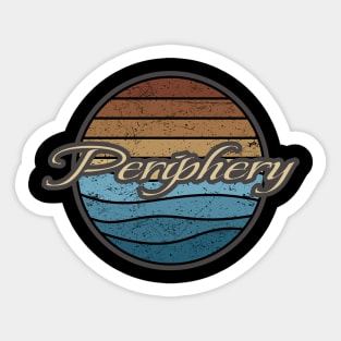 Periphery Retro Waves Sticker